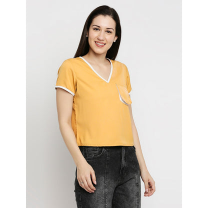 Mantra yellow front pocket top