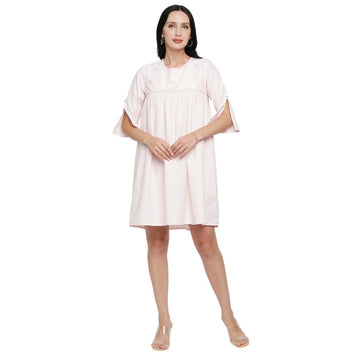 Mantra pink embroided dress