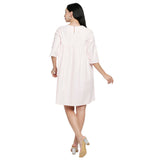 Mantra pink embroided dress