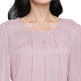 Mantra Solid A-line Dress