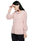 Mantra pink floral printed shirt