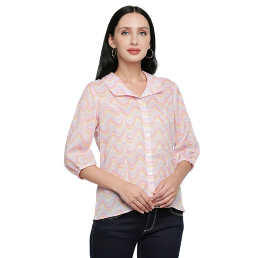 Mantra multi color printed shirt