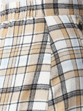 Mantra plaid pencil skirt