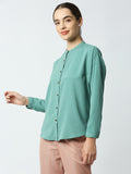 Mantra Solid yoke shirt