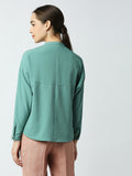 Mantra Solid yoke shirt