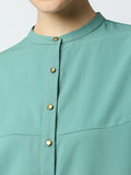 Mantra Solid yoke shirt