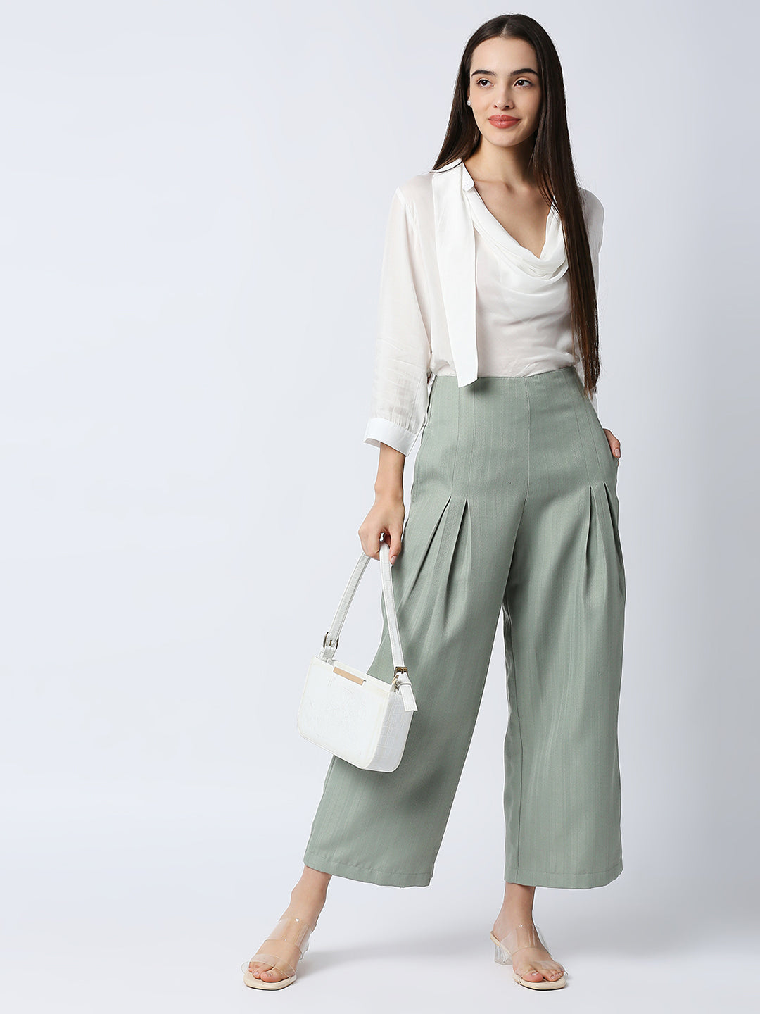 Mantra high waist pleated pant