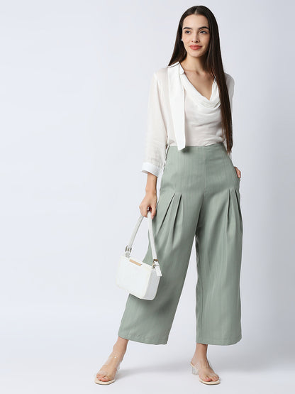 Mantra high waist pleated pant
