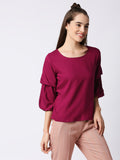 Mantra Solid  raglan top