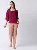 Mantra Solid  raglan top