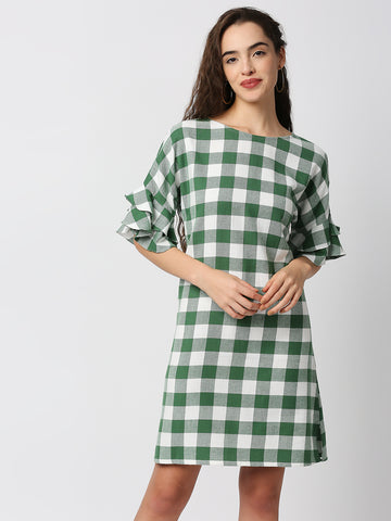 Mantra checkered dress