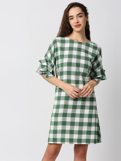 Mantra checkered dress
