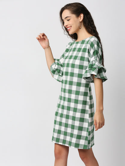 Mantra checkered dress