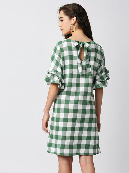 Mantra checkered dress