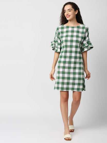 Mantra checkered dress