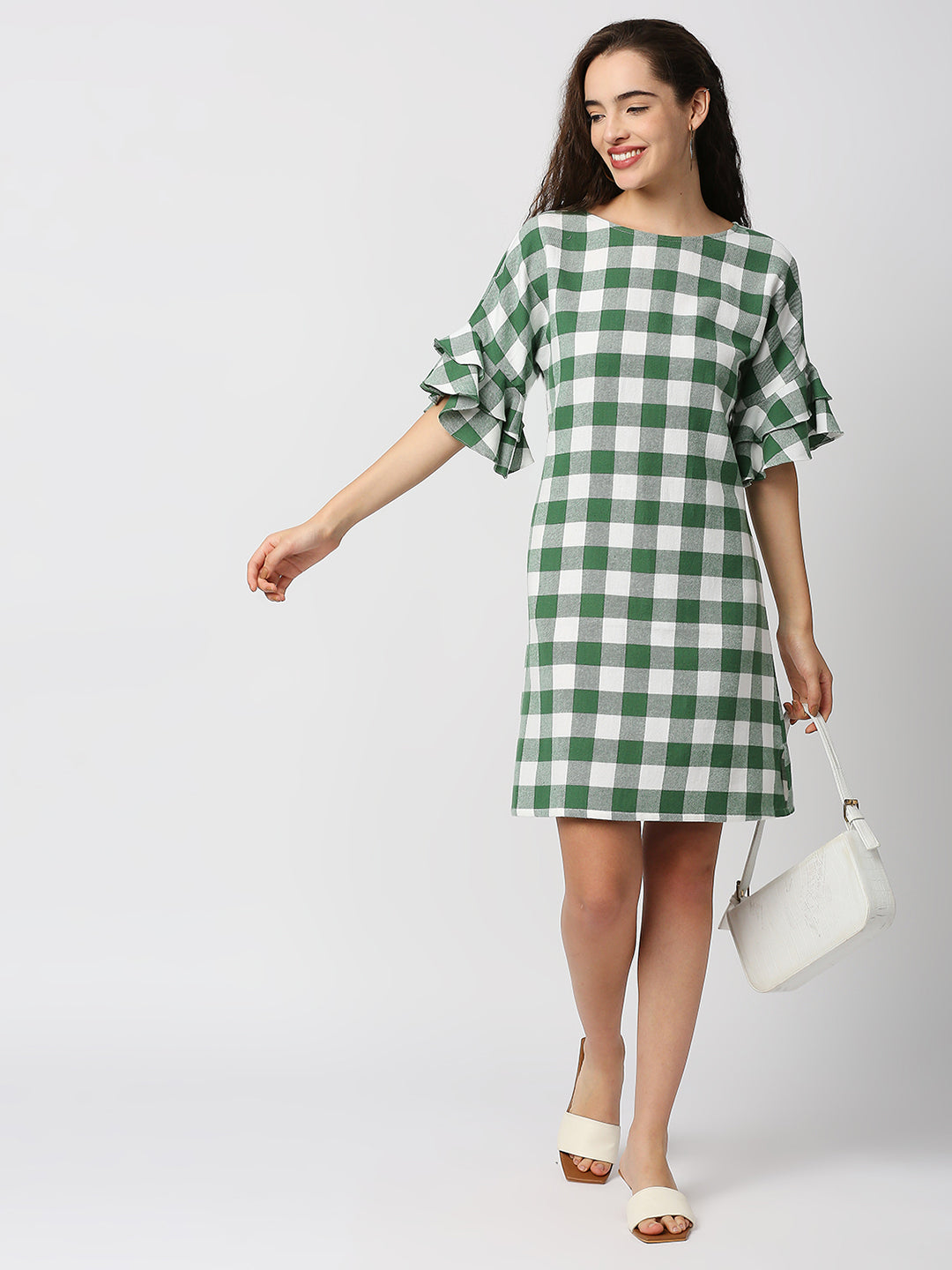 Mantra checkered dress