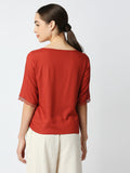 Mantra  drawstring top