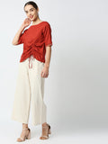 Mantra  drawstring top