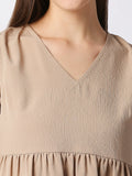 "Mantra sleeveless tier top"