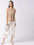 "Mantra sleeveless tier top"