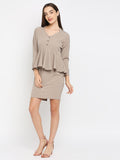 Mantra peplum dress