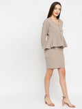 Mantra peplum dress