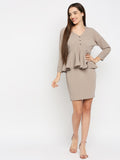 Mantra peplum dress