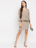 Mantra peplum dress