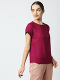 Mantra cap  sleeve top