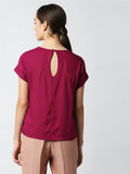 Mantra cap  sleeve top