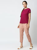 Mantra cap  sleeve top
