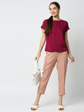 Mantra cap  sleeve top