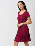 Mantra A-line  gathered dress