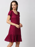 Mantra A-line  gathered dress