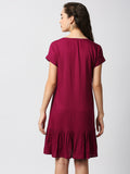 Mantra A-line  gathered dress