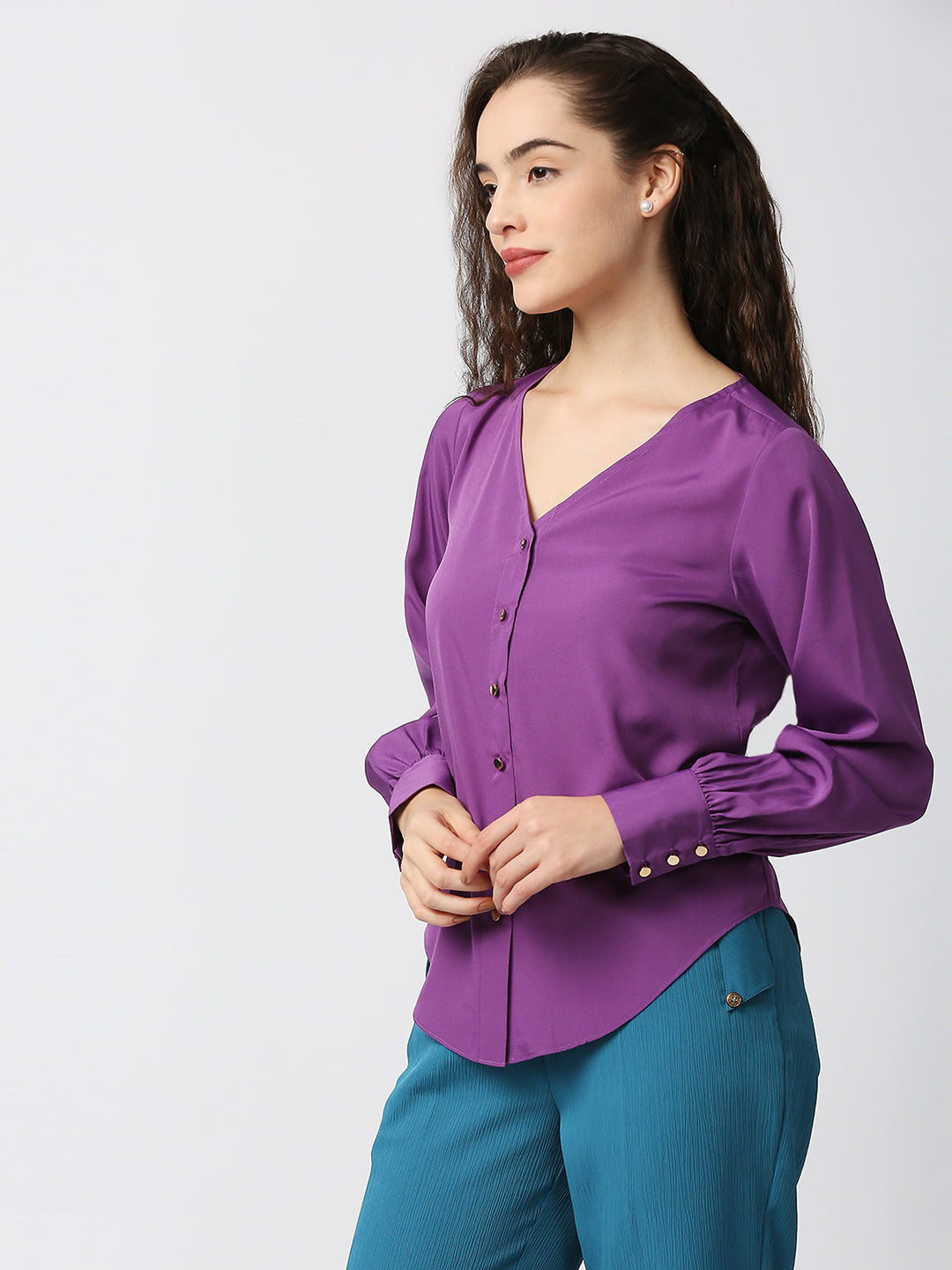 Mantra balloon sleeve shirt