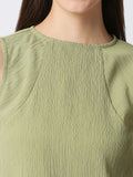 Mantra sleevless front, back yoke top