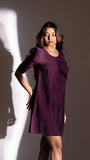 Mantra Purple Solid Short dress