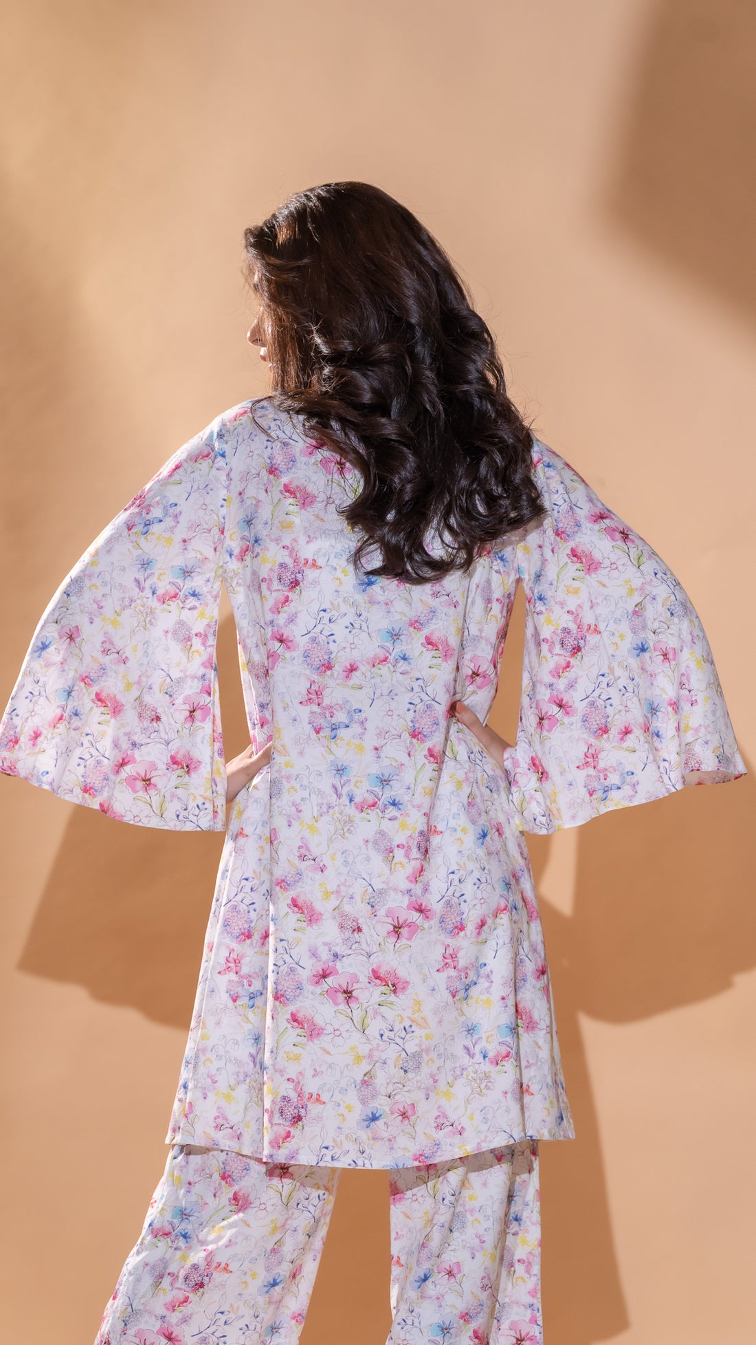 Mantra White Printed co-ord set