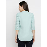 Mantra green front pocket top