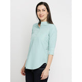 Mantra green front pocket top
