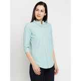 Mantra green front pocket top