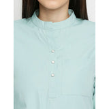 Mantra green front pocket top