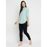 Mantra green front pocket top