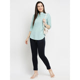 Mantra green front pocket top